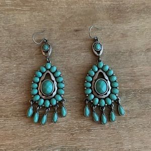 Lucky Brand turquoise earrings